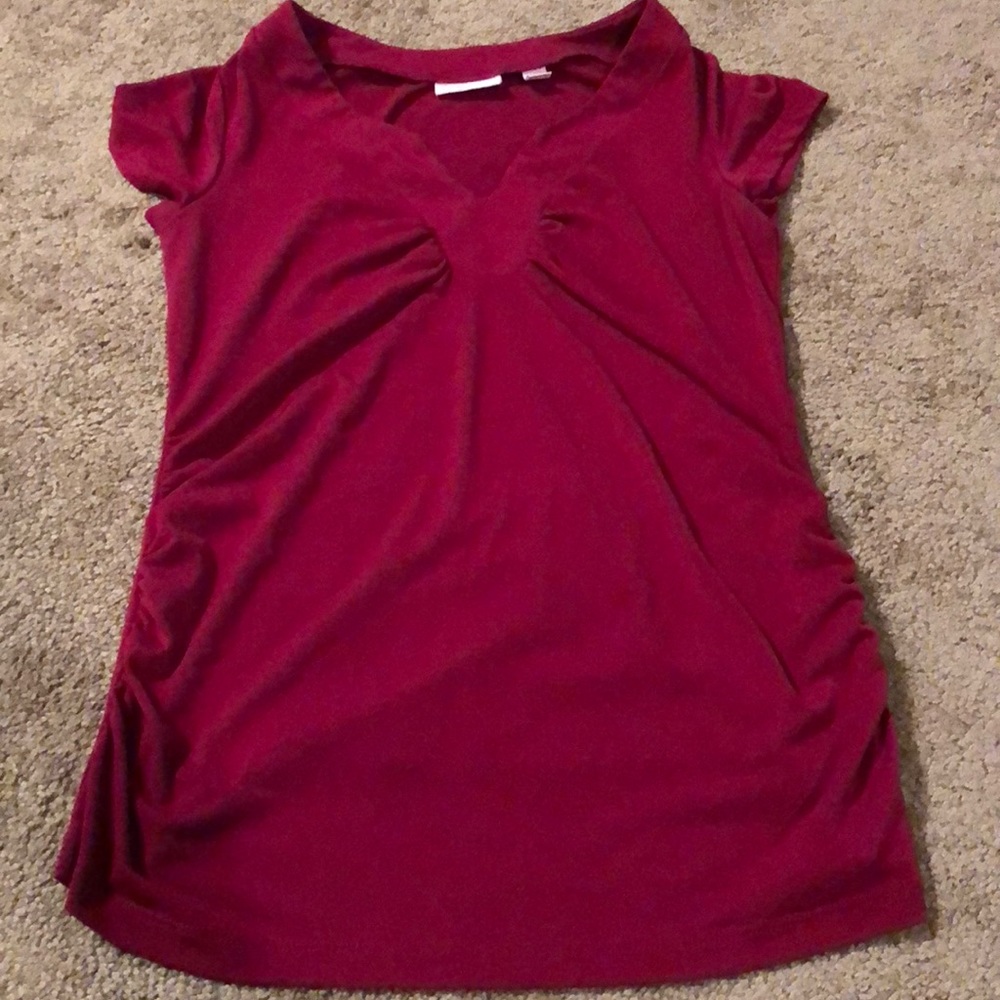 V-neck top